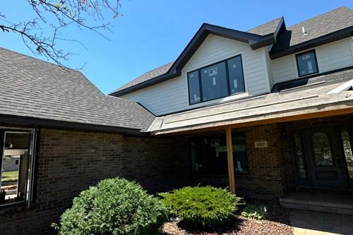 Front view of house